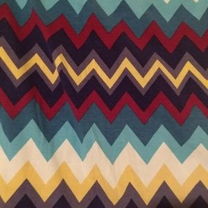 Chevron pencil skirt